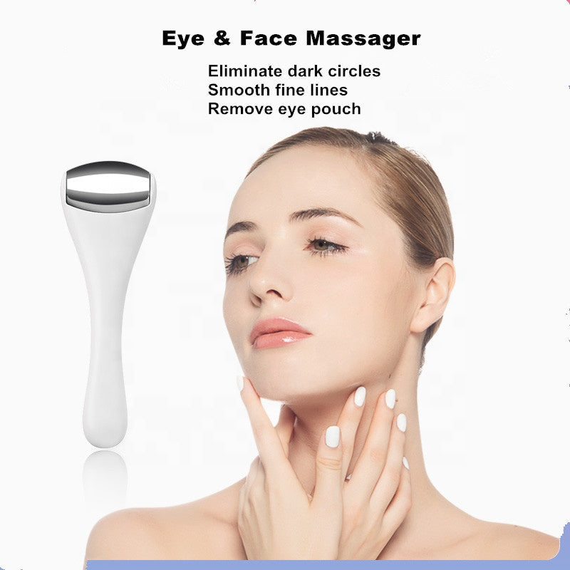 Ice Glow Roller for Face & Eyes – Cooling Facial Massage Tool